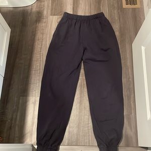 Brandy Melville dark blue John Galt sweat pants